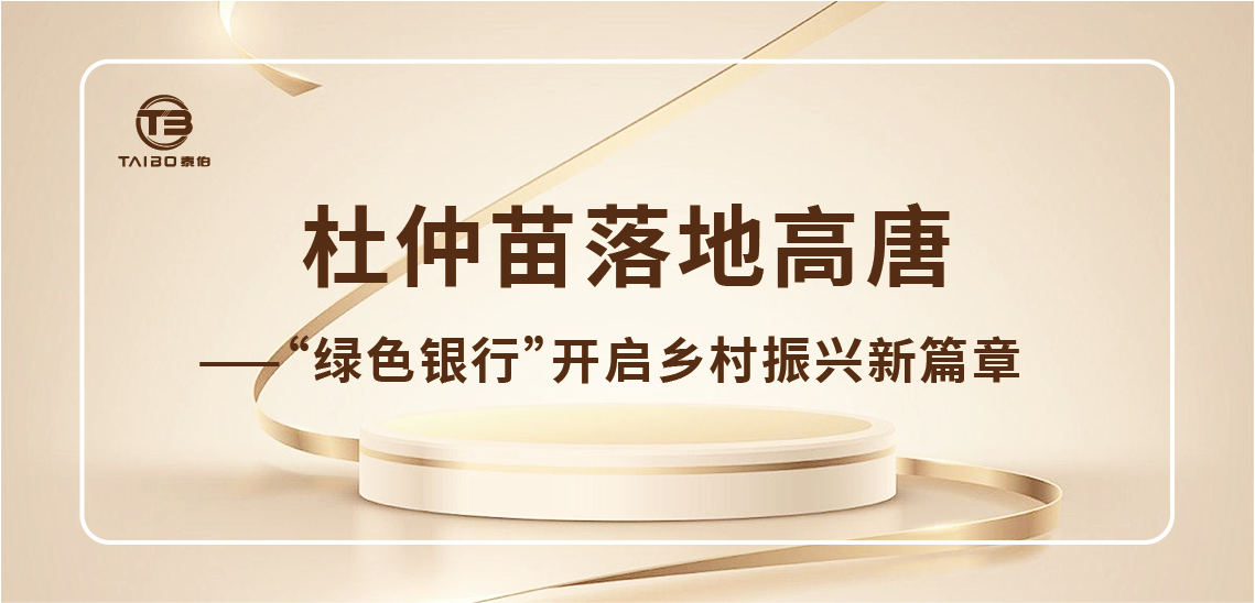 杜仲苗落地高唐县—— “绿色银行”开启乡村振兴新篇章 